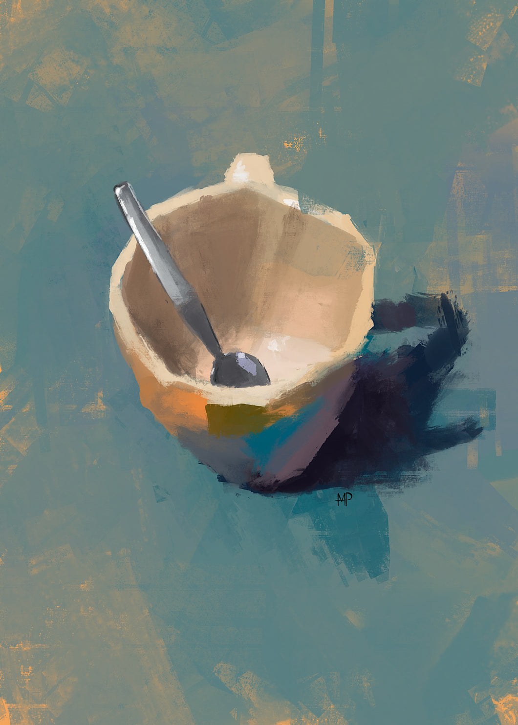 Cup And Spoon Art Print & Canvas