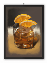 Load image into Gallery viewer, A Glass of Whiskey Art Print
