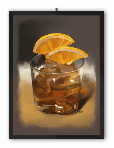 A Glass of Whiskey Art Print