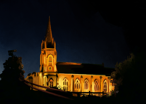 All Saints Church Marlow Scenery Art Print & Canvas