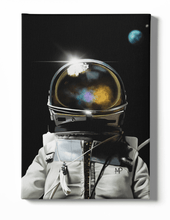 Load image into Gallery viewer, A Long Way From Home Astronaut Canvas Art
