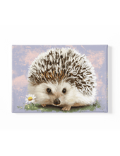 Load image into Gallery viewer, Hedgehog Cute Animal Canvas Art
