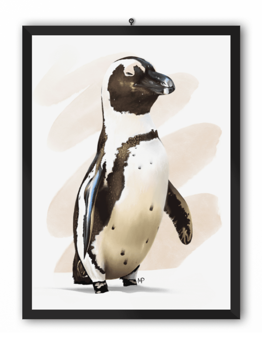 Humboldt Penguin Bird Art Print