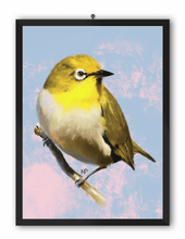 Load image into Gallery viewer, Indian White-Eye Bird Art Print
