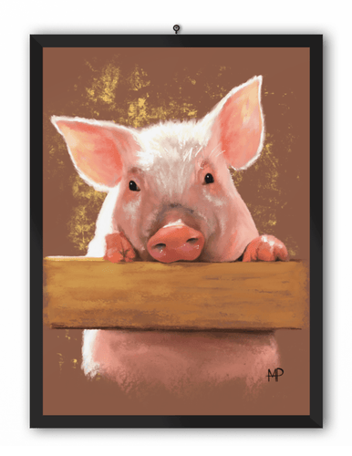 Piggy Animal Art Print