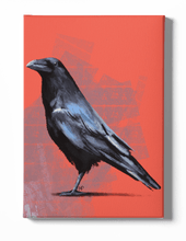 Load image into Gallery viewer, Raven Bird Canvas Art
