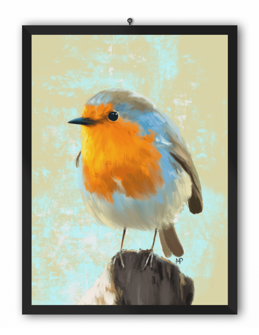 Robin Bird Art Print