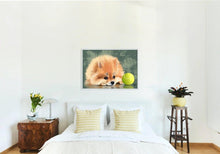Load image into Gallery viewer, Pomeranian Dog Animal Art Print &amp; Canvas - Mat Price Art | Original Artwork, Wall Art &amp; Art Prints
