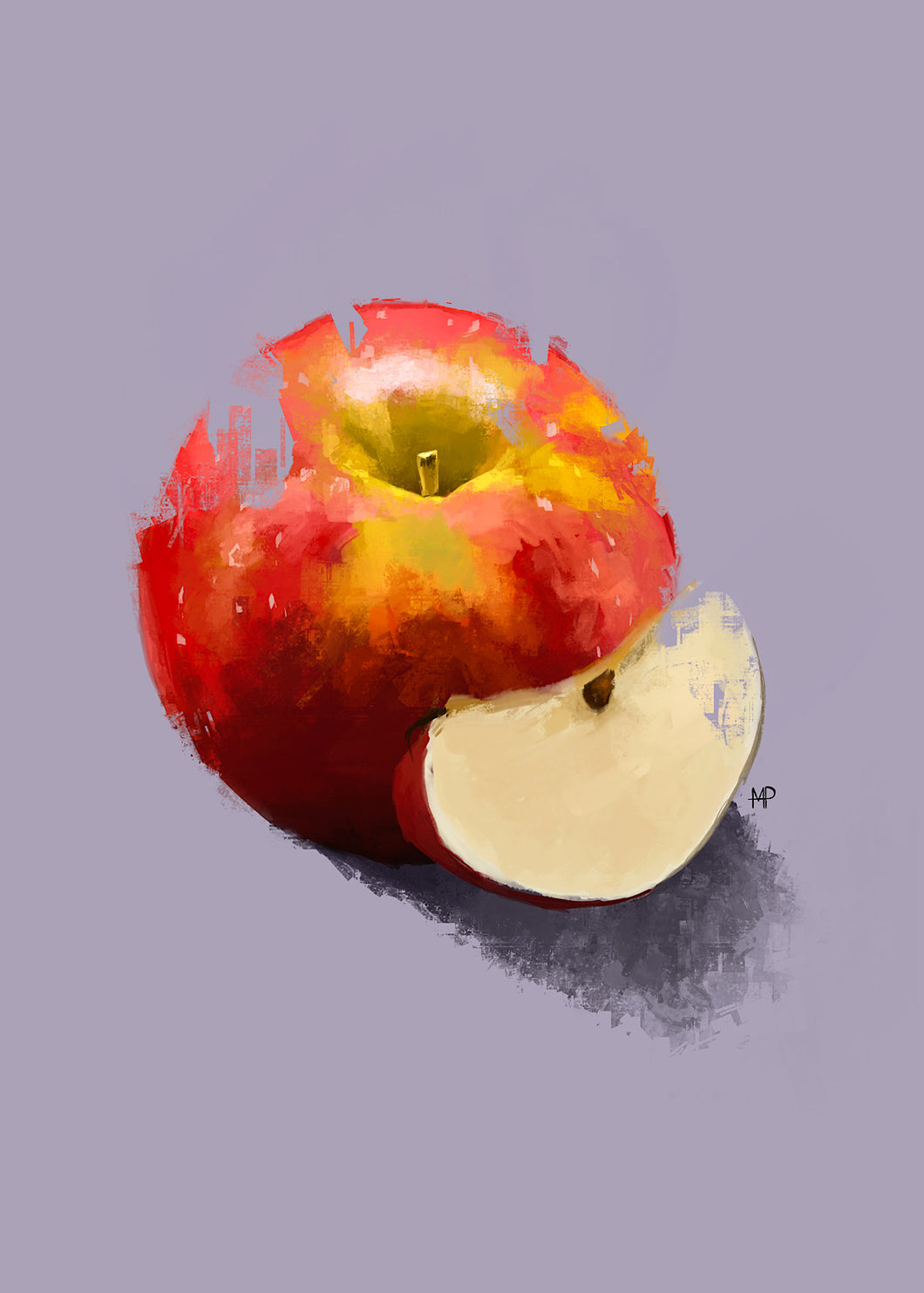 An Apple A Day Art Print & Canvas