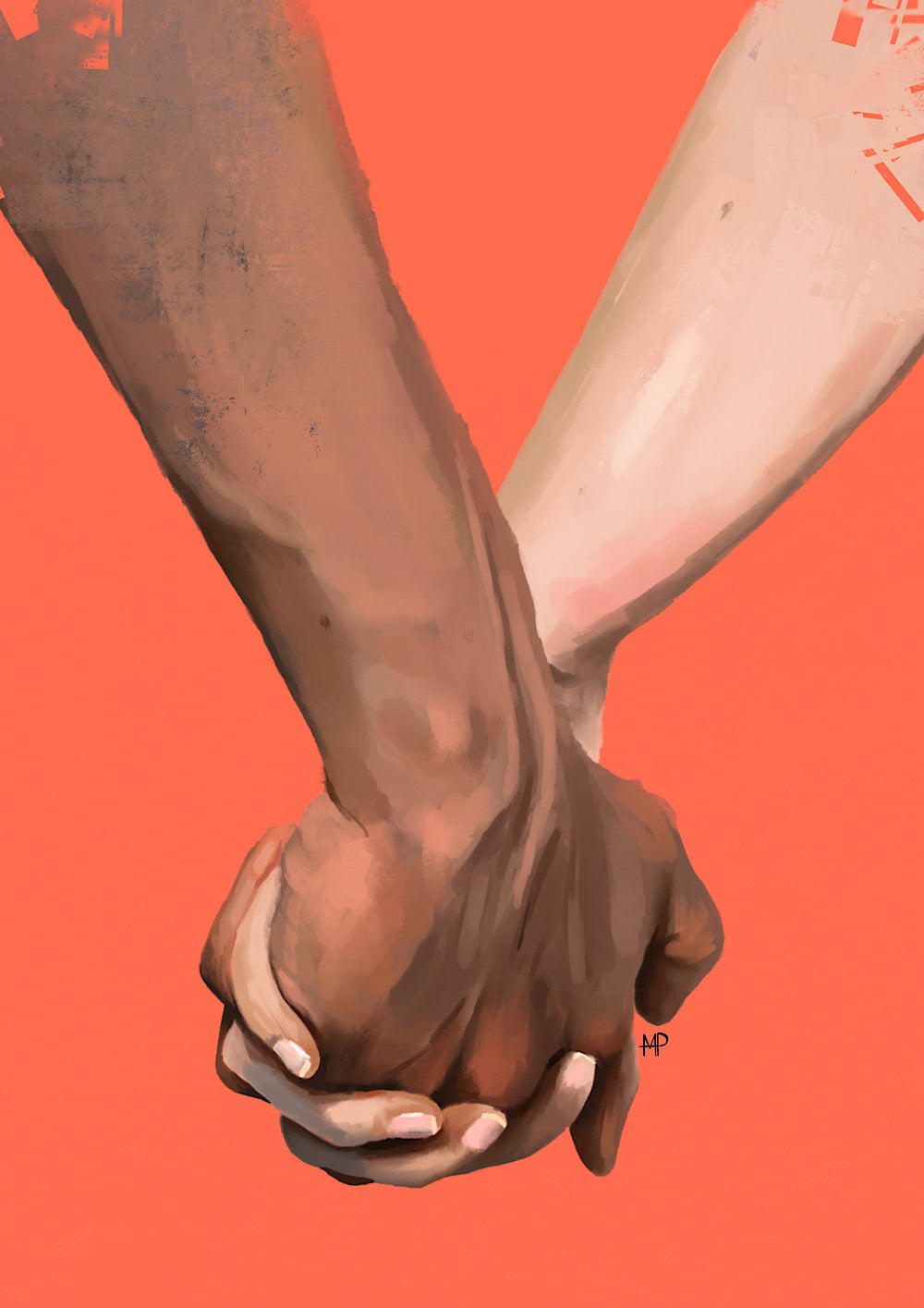 A Hand to Hold Art Print & Canvas