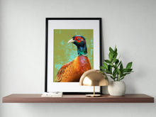 Load image into Gallery viewer, Pheasant Bird Art Print &amp; Canvas - Mat Price Art | Original Artwork, Wall Art &amp; Art Prints
